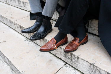 Chaussures en cuir aux détails métalliques - Melvin & Hamilton