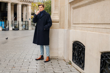 Bottines Homme Emil 9 Melvin & Hamilton avec un long manteau