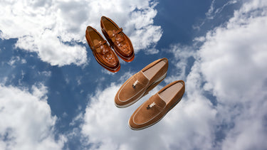 Chaussures en cuir marron Melvin & Hamilton