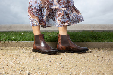 Bottines Femme en cuir embossé Selina 29 Melvin & Hamilton