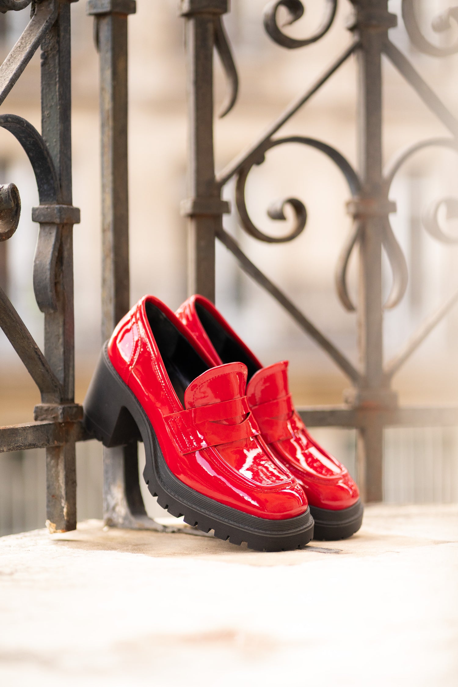 Chaussures à talon Stefy rouges Melvin & Hamilton
