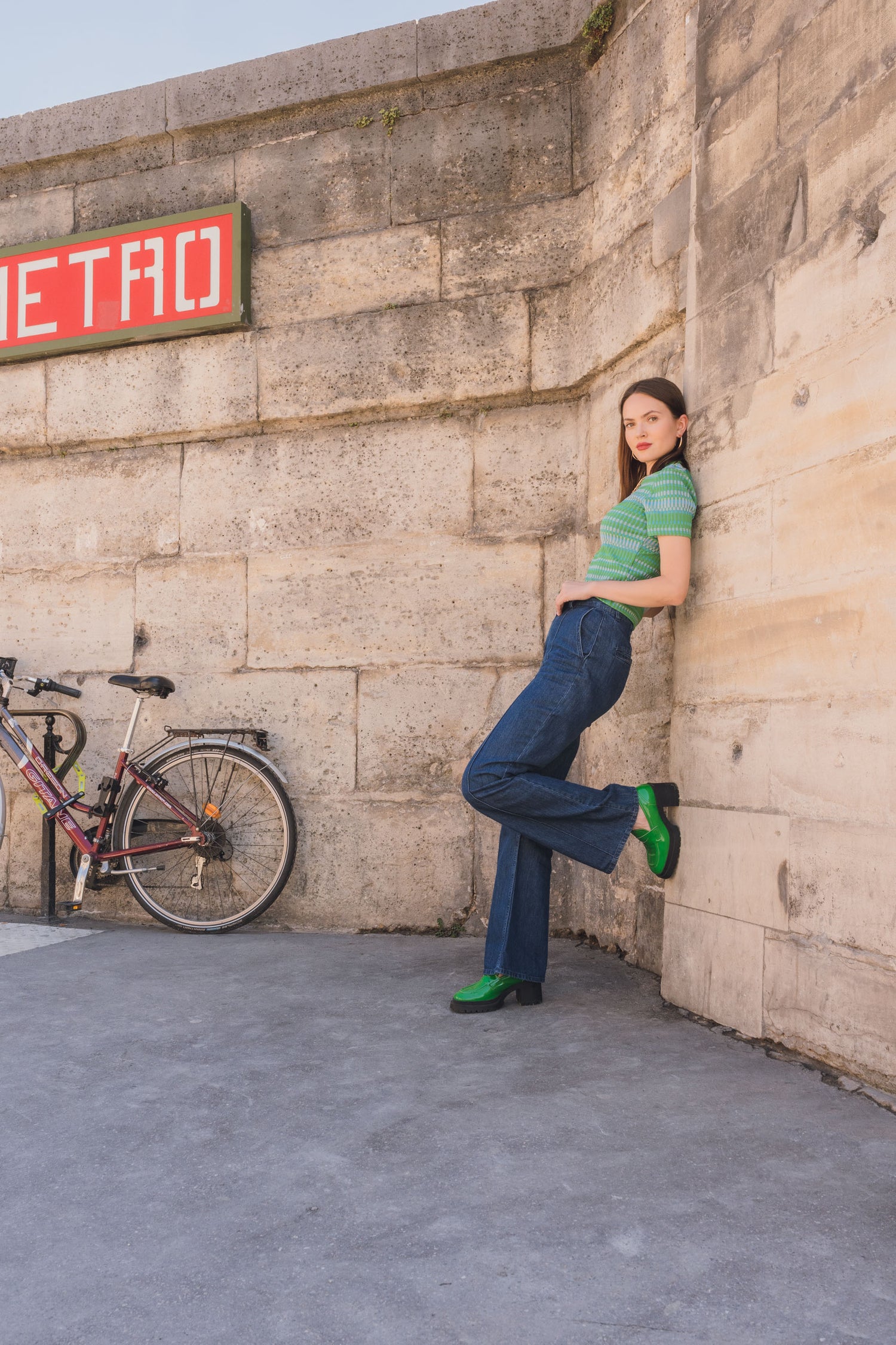 Chaussures à talon Stefy vert Melvin & Hamilton