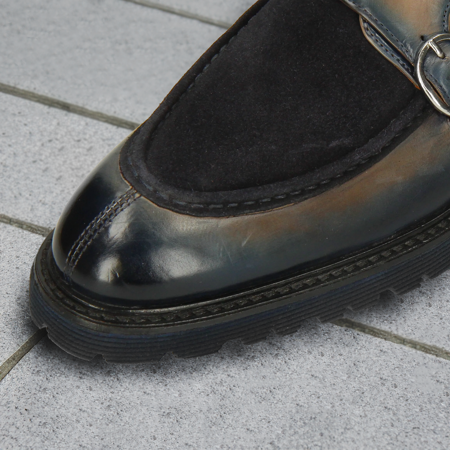 Monks à bout derby demi-chasse Patrick 30 Melvin & Hamilton