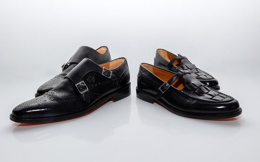 Chaussures noires pour hommes et femmes Melvin & Hamilton