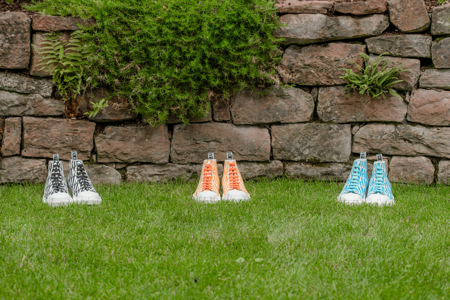 baskets colorées Melvin & Hamilton