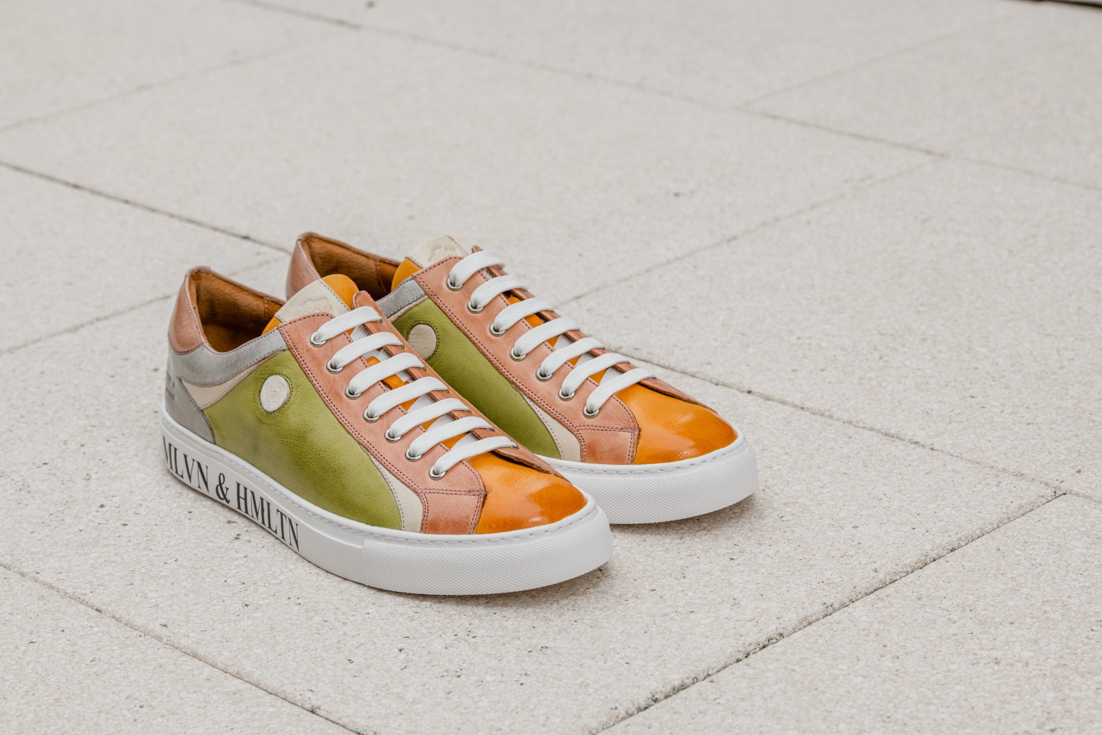 baskets colorées Melvin & Hamilton