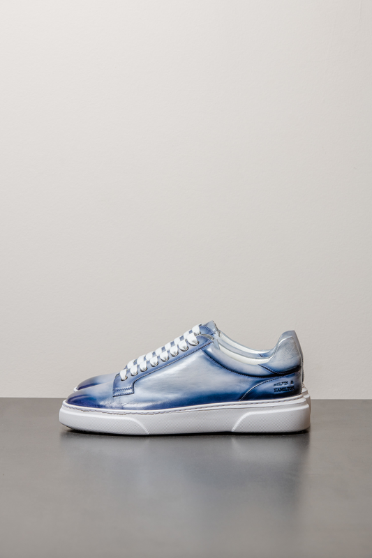 baskets bleues Melvin & Hamilton