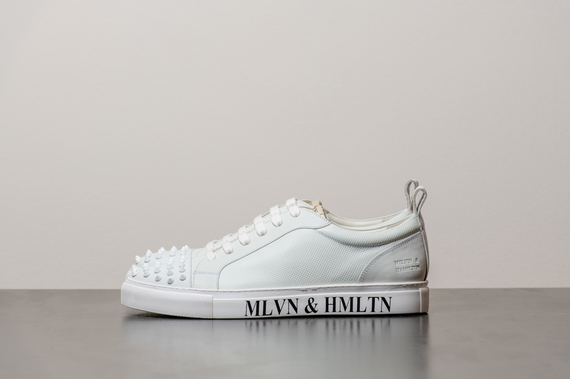 baskets blanches Melvin & Hamilton