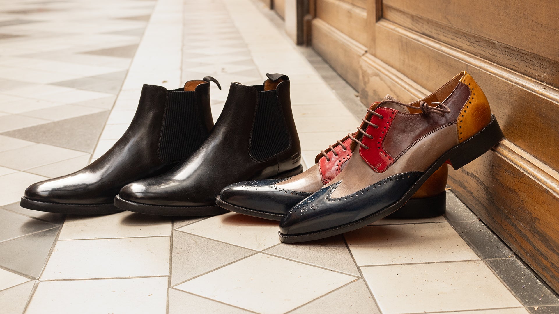 Bottines Homme Clint 7 et Derbies Homme Jeff 14 Melvin & Hamilton