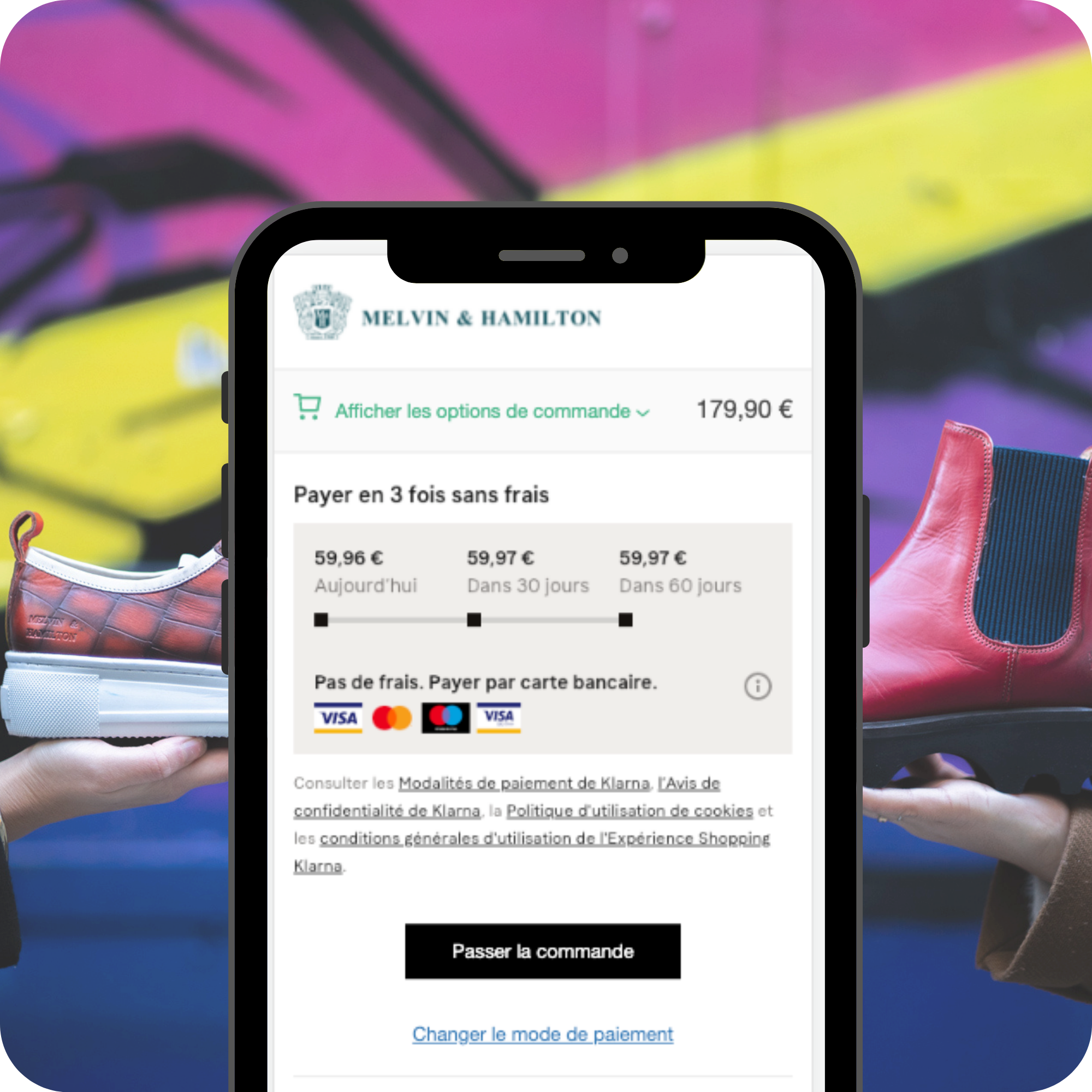 Klarna étape 2