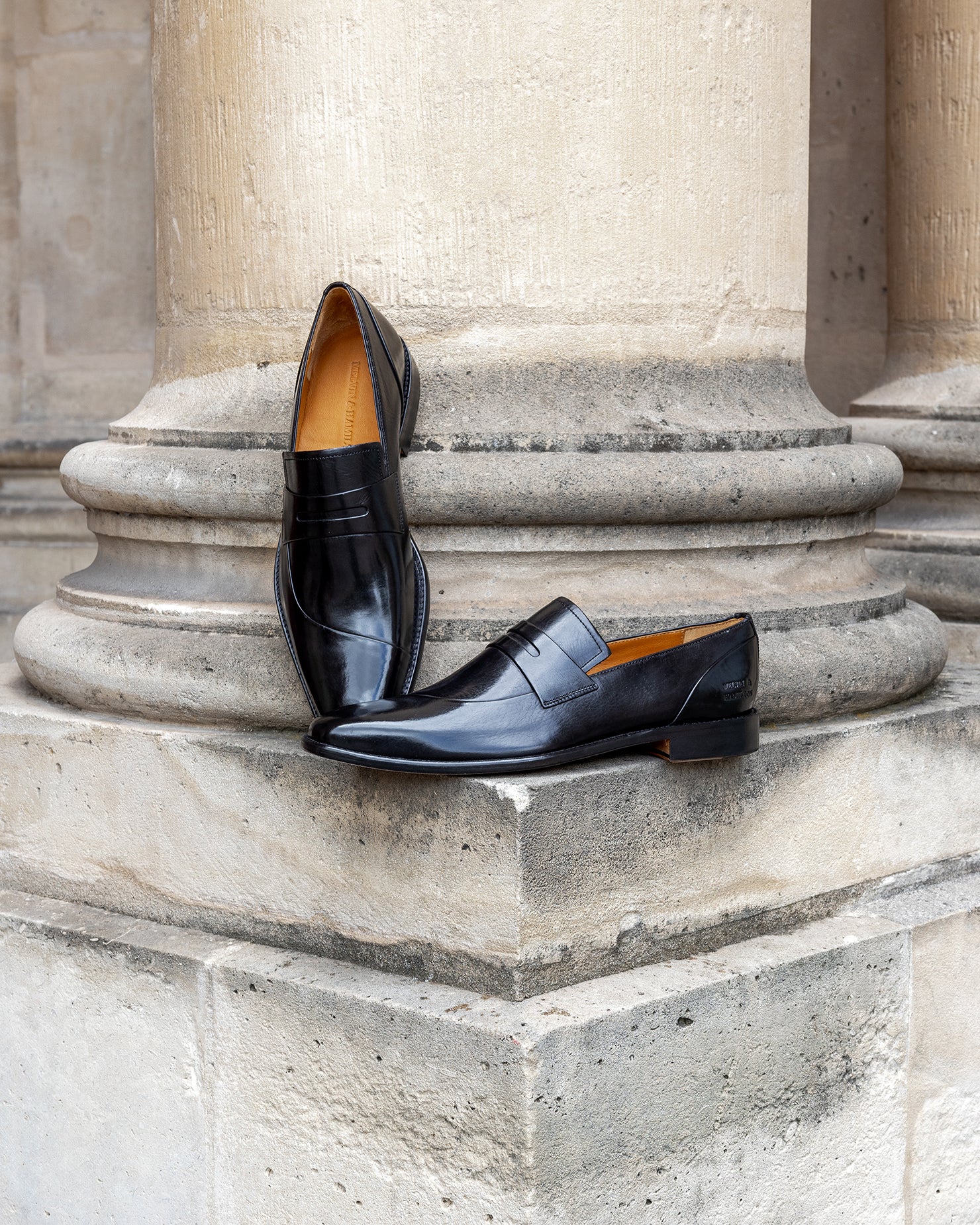 Melvin & Hamilton Homme Leonardo 24 Loafer Cuir Veau Tannage Végétal