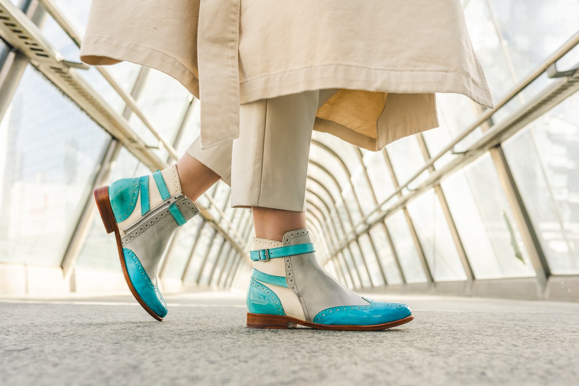 Bottines colorées pour femme par Melvin & Hamilton