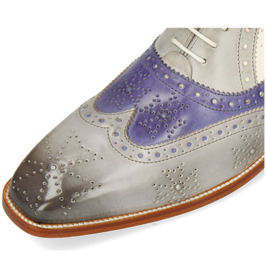 Chaussures Oxford Homme Melvin & Hamilton Jeff 28 - Cuir Végetal, Semelle Cuir & Gomme, Bout Pointu - Style Classique - 6